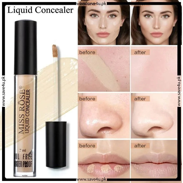 Miss Rose Full Coverage Waterproof Liquid Concealer