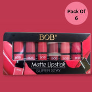 6 In 1 Matte Lipstick Set