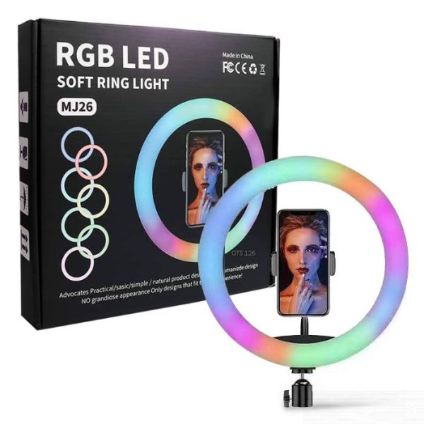 Soft Ring Light With Lighting And Smart Phone Holder