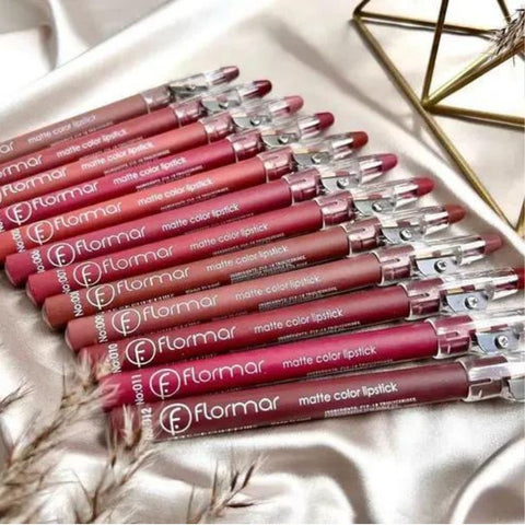 Matte Color Lipstick Pencil 12 Pcs