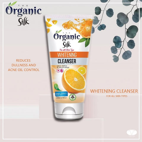 Organic Silk Whitening and Clear Skin Cleanser