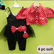 4 Piece Suit For Baby Girls