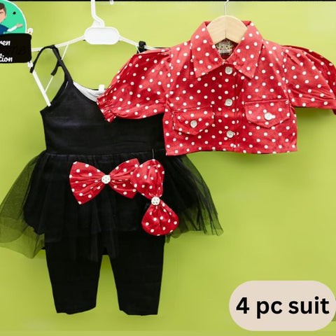 4 Piece Suit For Baby Girls