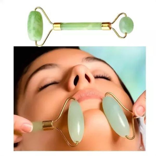 Eloquence Jade Roller Guasha Facial Roller Manual Massage For Women