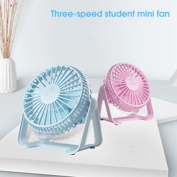 Rotating Mini Fan Desktop Fan  Air Conditioner