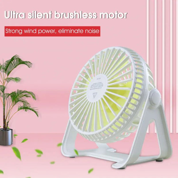 Rotating Mini Fan Desktop Fan  Air Conditioner