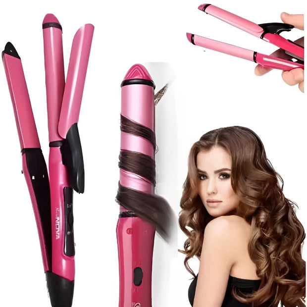 Hair Straightener 2 In Hair Straightener & Curler