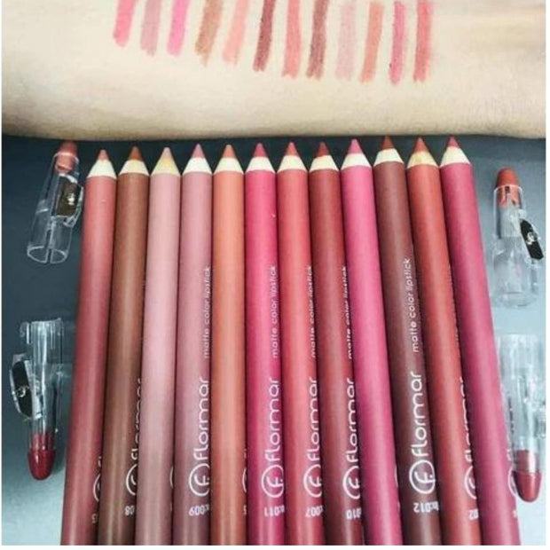 Matte Color Lipstick Pencil 12 Pcs