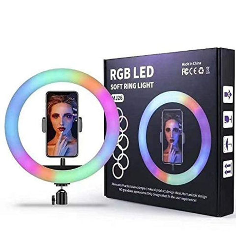 Soft Ring Light With Lighting And Smart Phone Holder