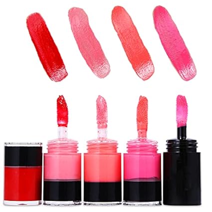 4 In 1 Matte Lip Gloss, Pack of 2