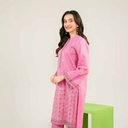 1 Piece Light Pink Embroidered Suit