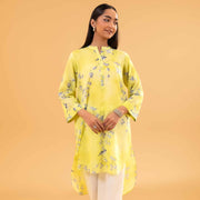 1 Pc Yellow Printed Shirt