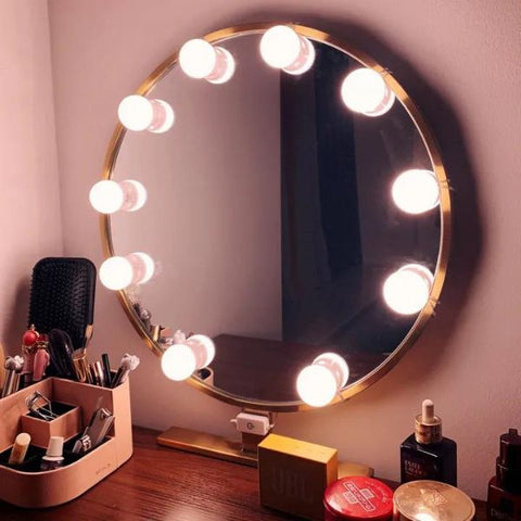 LED Light Bulbs Lighted Make up Mirrors Bulb Bright Lights Wall Lamp for Dressing Table