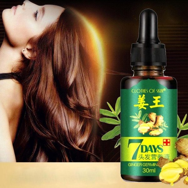 7 Day Ginger Germinal Oil  Hair Nutrient Solution Hair Growth Natural Hair Loss Treatment Hair Care (30ml)