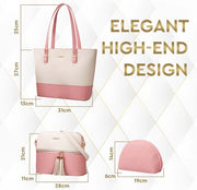 3Pcs Retro Style Hand Bag