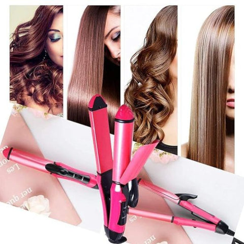 Hair Straightener 2 In Hair Straightener & Curler