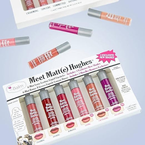 Matte Liquid Lipstick, Pack Of 6