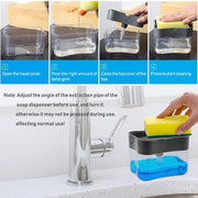 Elixir 2-in-1 Multi-function Dishwashing Liquid Box Soap Pump Dispenser