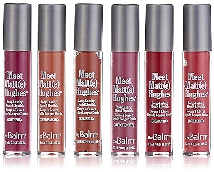 Matte Liquid Lipstick, Pack Of 6