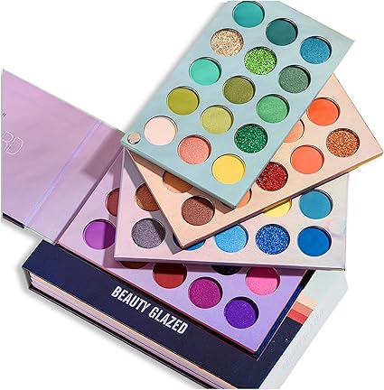 4 in 1 Eye Shadow Palette, 60 Shades