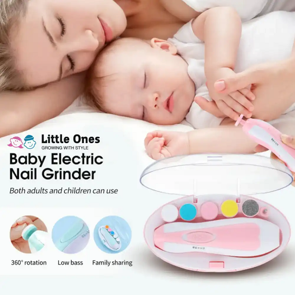 Lithe Electric Nail Clipper – Baby Nail Trimmer Clipper Set ( Random Color )