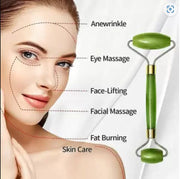 Eloquence Jade Roller Guasha Facial Roller Manual Massage For Women