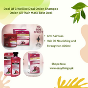 Deal Of 3 Wellice Deal Onion Shampoo Onion Oil ‘hair Mask Best Deal