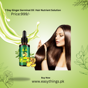 7 Day Ginger Germinal Oil  Hair Nutrient Solution Hair Growth Natural Hair Loss Treatment Hair Care (30ml)