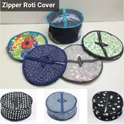 Hot-pot Pack Of 2 Zipper Roti Cover (random Color/design)