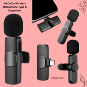 K8 Collar Wireless Microphone Type C Supported