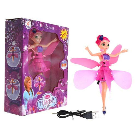 Lyrical Magic Flying Fairy Princess Doll For Kids Usb Rechargeable