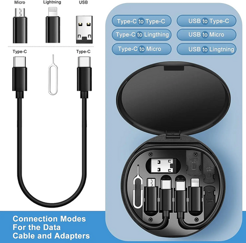 Miraculous (5 In 1 ) Data Cable Set