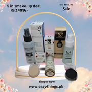 Deal Of 05 – Cake Eye Liner , Makeup Fixer, Natural Primer, Foundation Stick , Base Oil Control