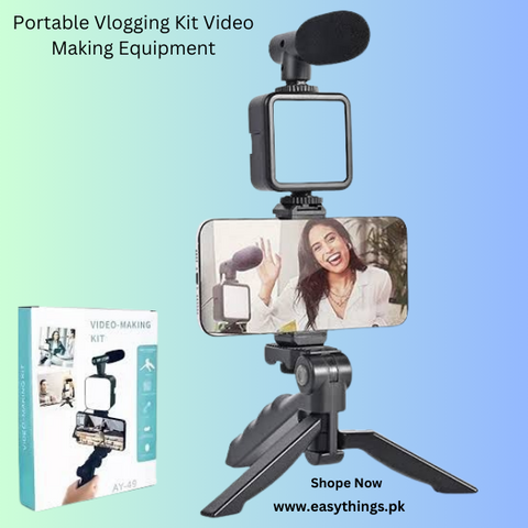 Portable Vlogging Kit Video Making Equipment