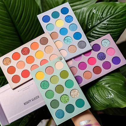 4 in 1 Eye Shadow Palette, 60 Shades