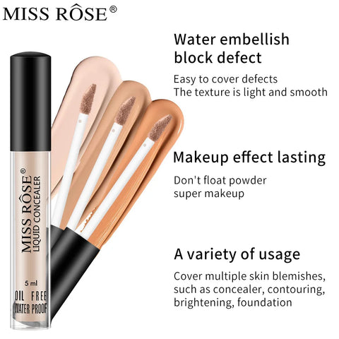 Miss Rose Full Coverage Waterproof Liquid Concealer