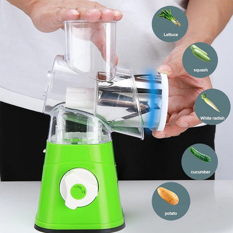 Manual Vegetable   Multifunction Kitchen Gadget Food Processor Blender Cutter and Slicer (random Color )