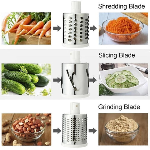 Manual Vegetable   Multifunction Kitchen Gadget Food Processor Blender Cutter and Slicer (random Color )