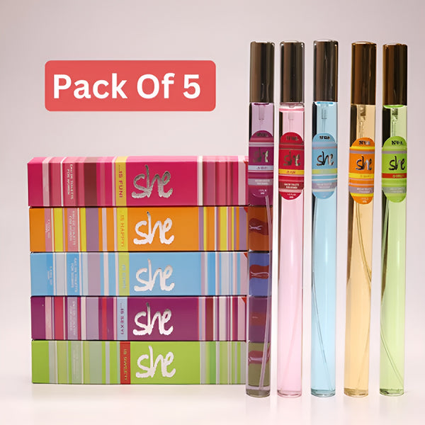 Elixir Pack Of 5 She Pen Perfumes