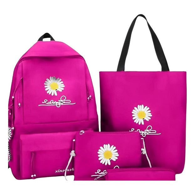 Girls Stylish Backpack Pair Of 4