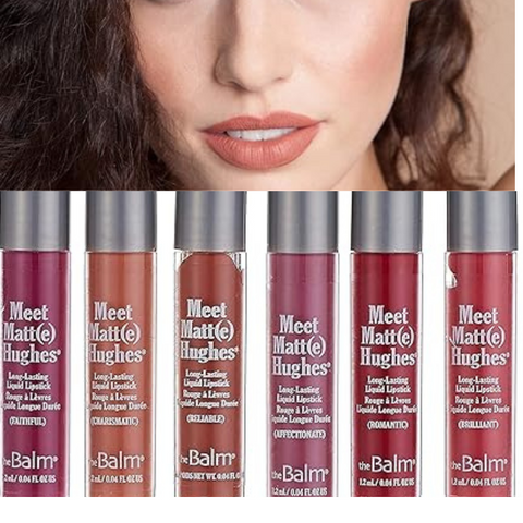 Matte Liquid Lipstick, Pack Of 6