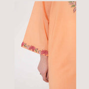 1 Pc Orange Single Embroidered Shirt