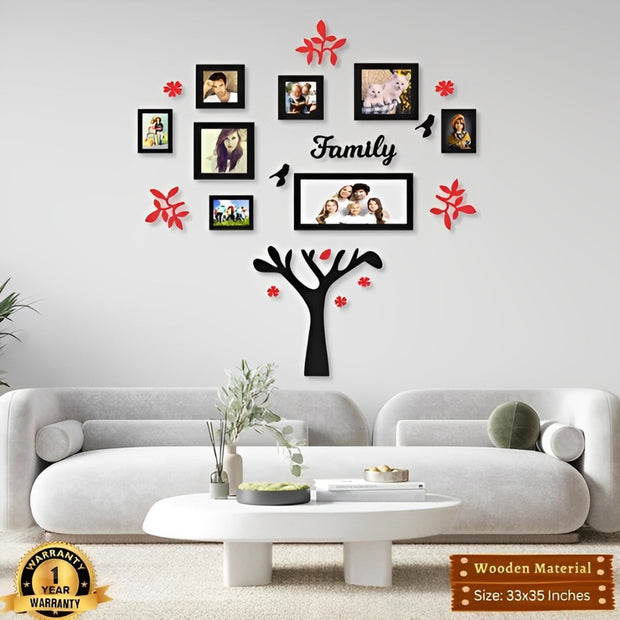 "Roots & Branches: A Personalized Family Tree Wall Art"