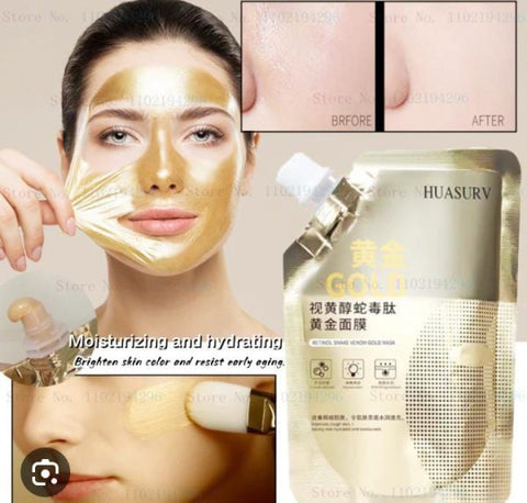 Retinol  Gold Mask Moisturizing Anti-aging Anti-wrinkle Brightening Oil Control Mask Skin Care 100g