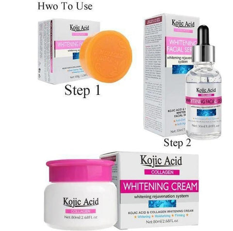 kojic acid Skin Care Set - Pack of 3