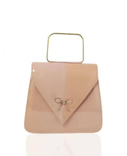 Stylish Hand Bag With Top Handle And Long Strap