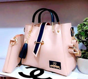 2 PCs Leather Hand Bag Set