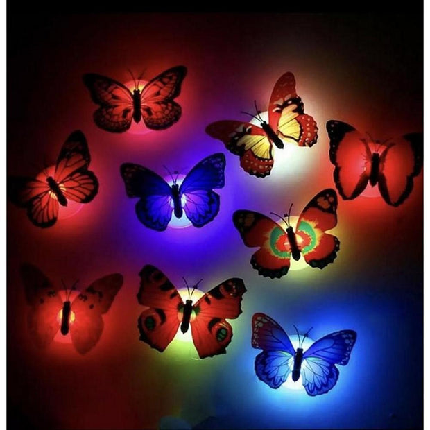 Led Butterfly Night Light 6 Pcs