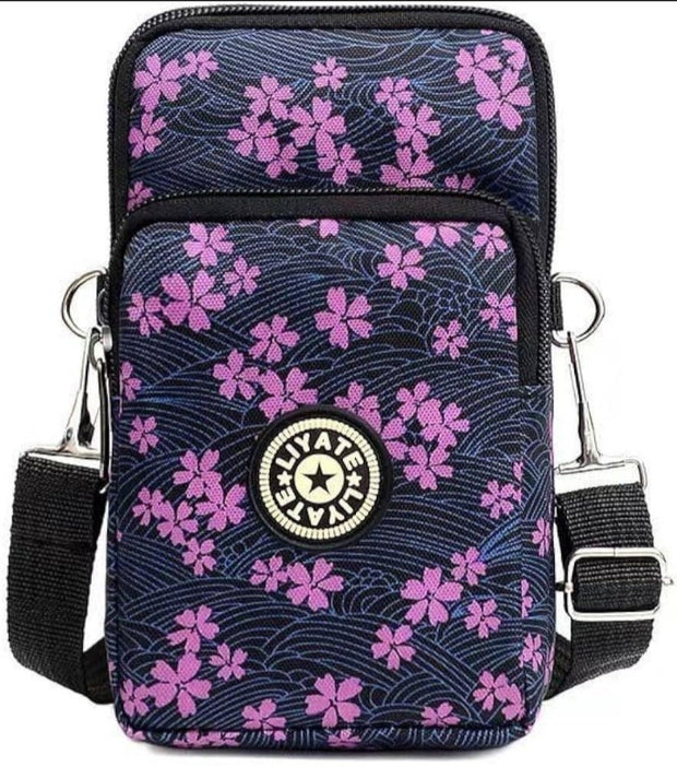 Girls Casual Black Cellphone Bag