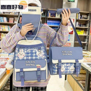 4 Pcs Bagpack Set